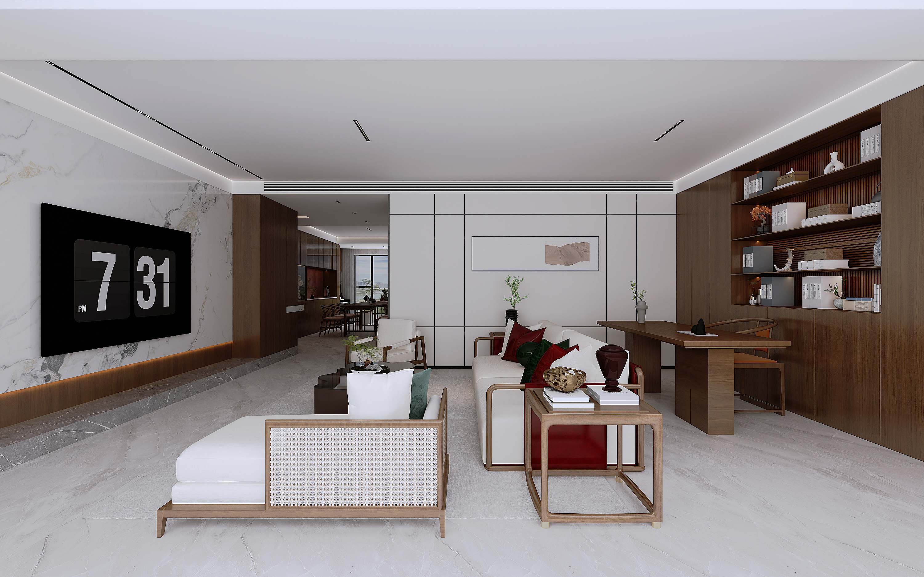 现代胡桃木设计